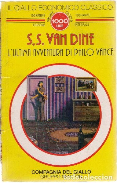 Libros: L'ultima avventura di Philo Vance- 9788879835336