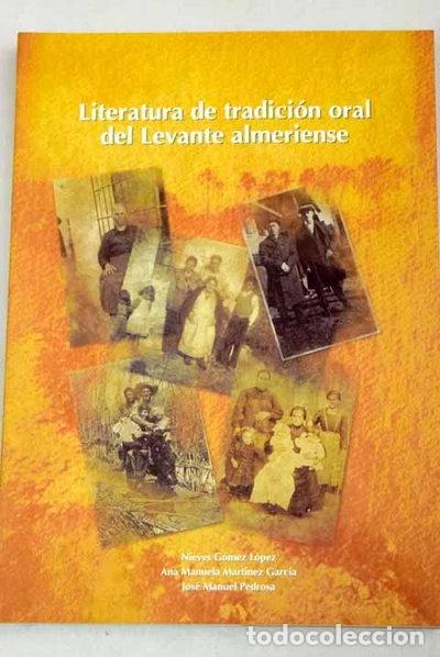 Libros: Literatura de tradici&oacute;n oral del Levante almeriense- 9788469022894