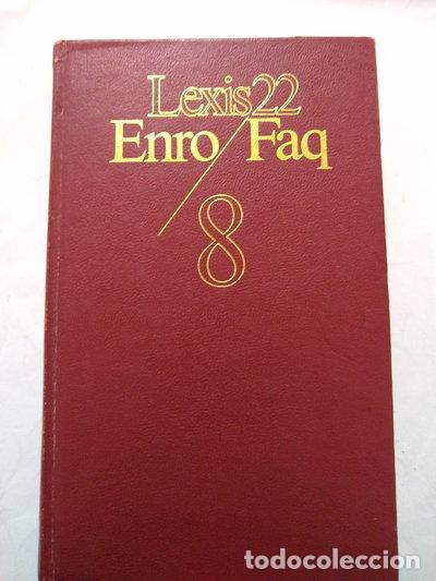 Libros: Lexis 22 Volumen 08: Enro/Faq- 9788422607663