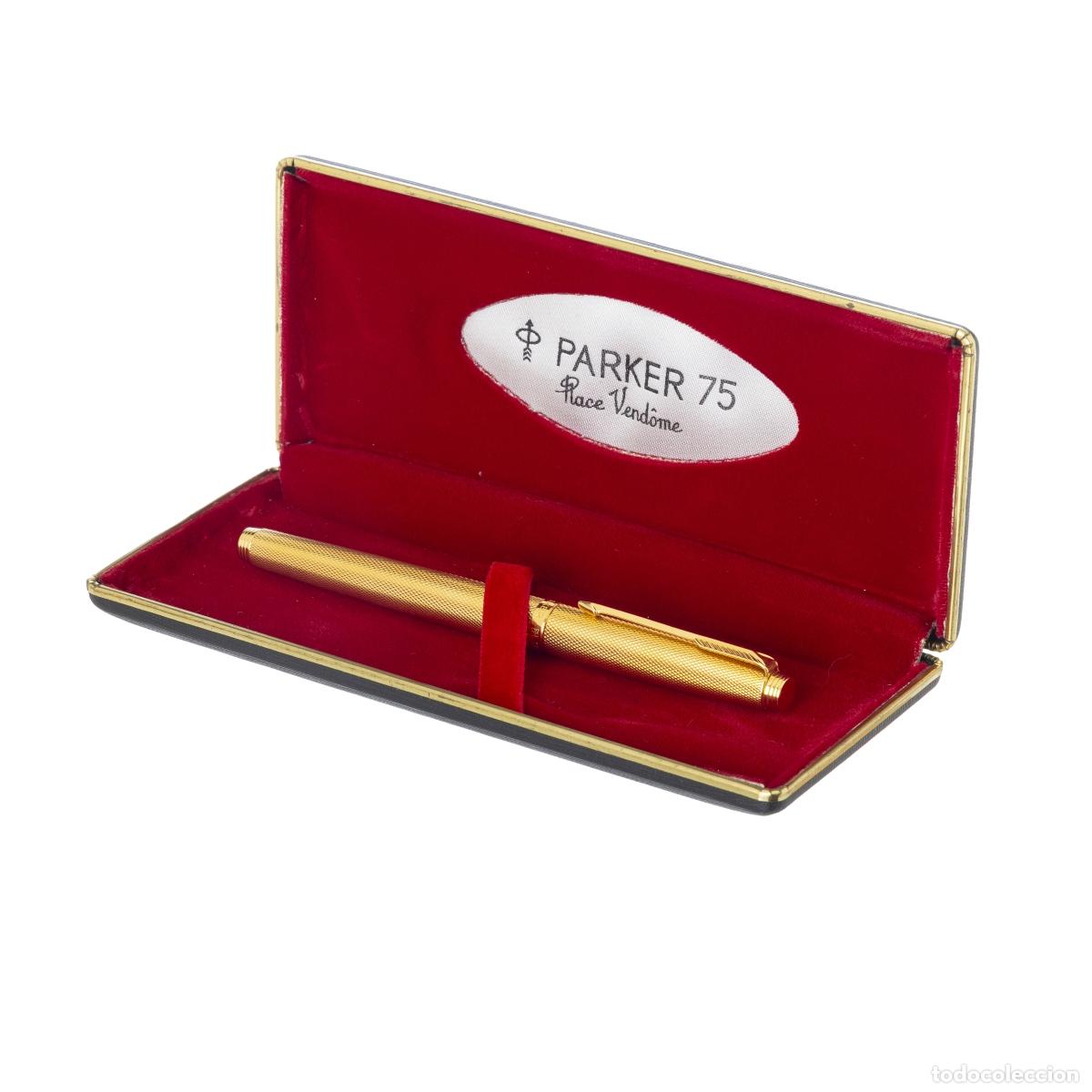 Livres: Plumas - Pluma Parker 75 Place Vand&ocirc;me - Oro de 14 quilates