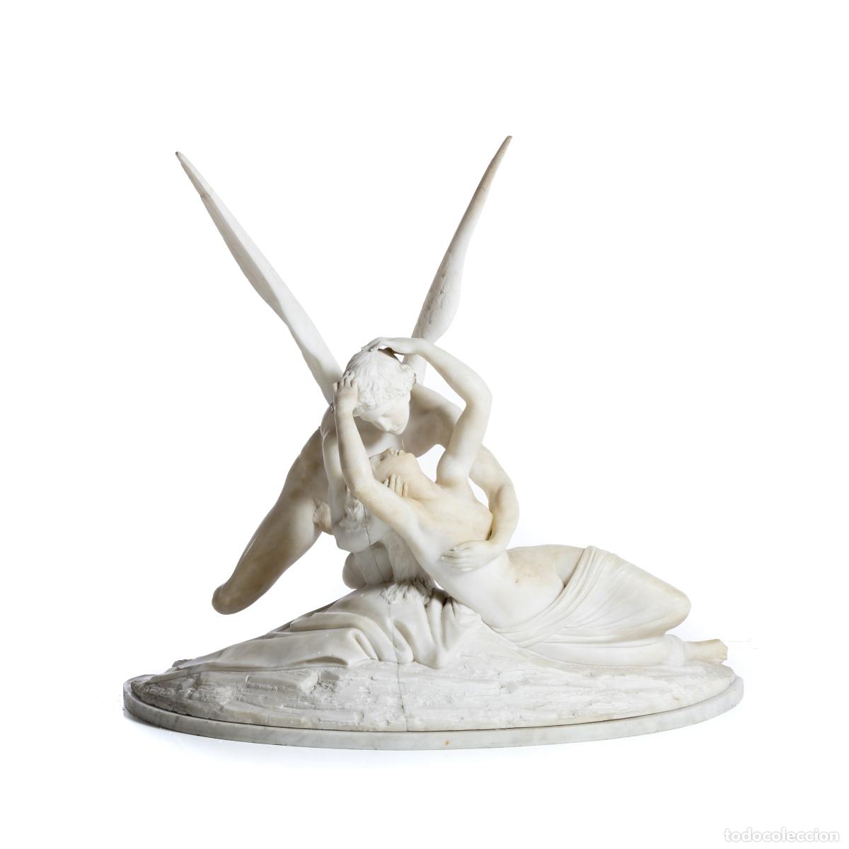 B&uuml;cher: Escultura - Antonio Canova (1757-1822) - 'Cupido y Psique' - 77 cm