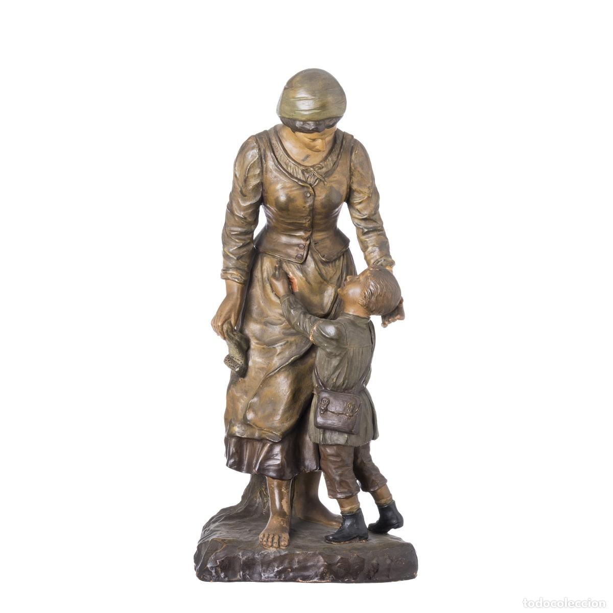 Livres: Escultura - Joseph le Guluche - 'Partida a la escuela'