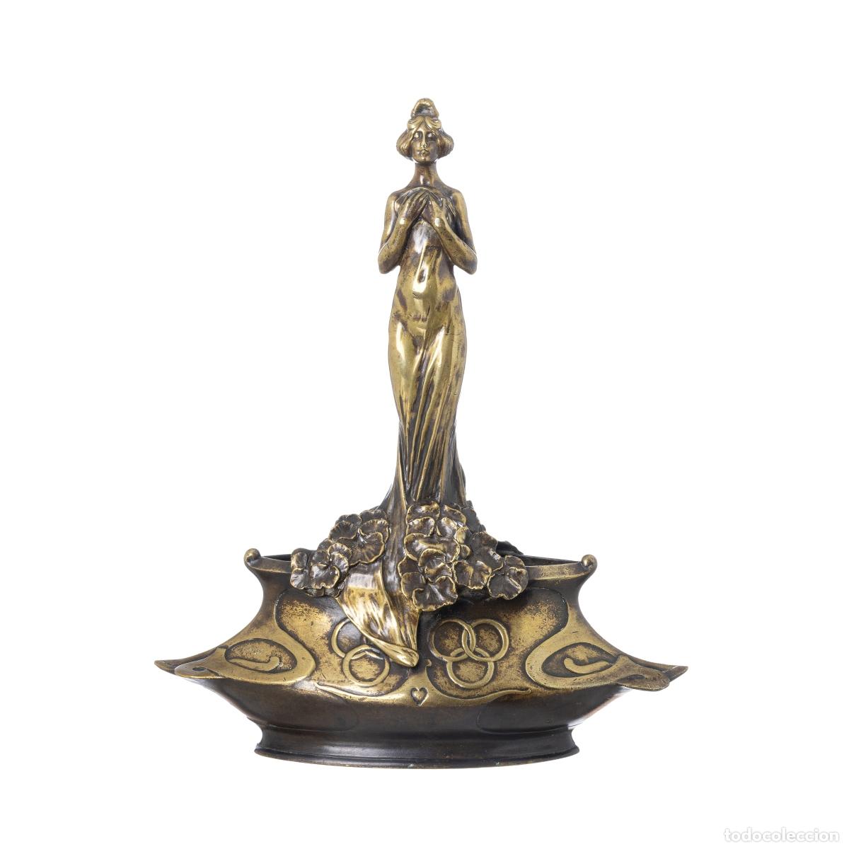 Libri di seconda mano: Decoraci&oacute;n - Maceta de bronce dorado - Charles Louchet (1854-1936)