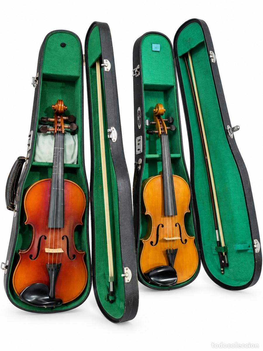 Libros: Instrumentos musicales - Dos violines con arcos - Alondra - Foto 1