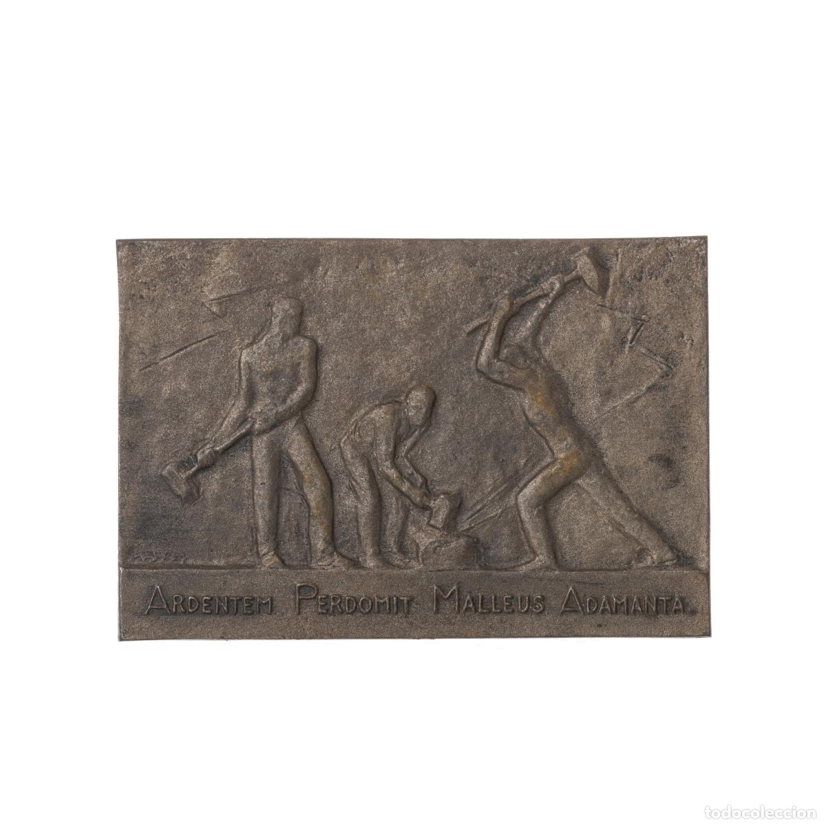 Libri di seconda mano: Decoraci&oacute;n - Placa - 'Ardentem Ferdomit Malleus Adamamata'