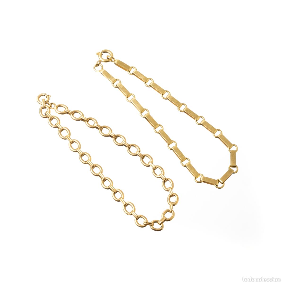 Libros: Joyas: Dos pulseras de oro de 19,2 quilates. - Foto 1