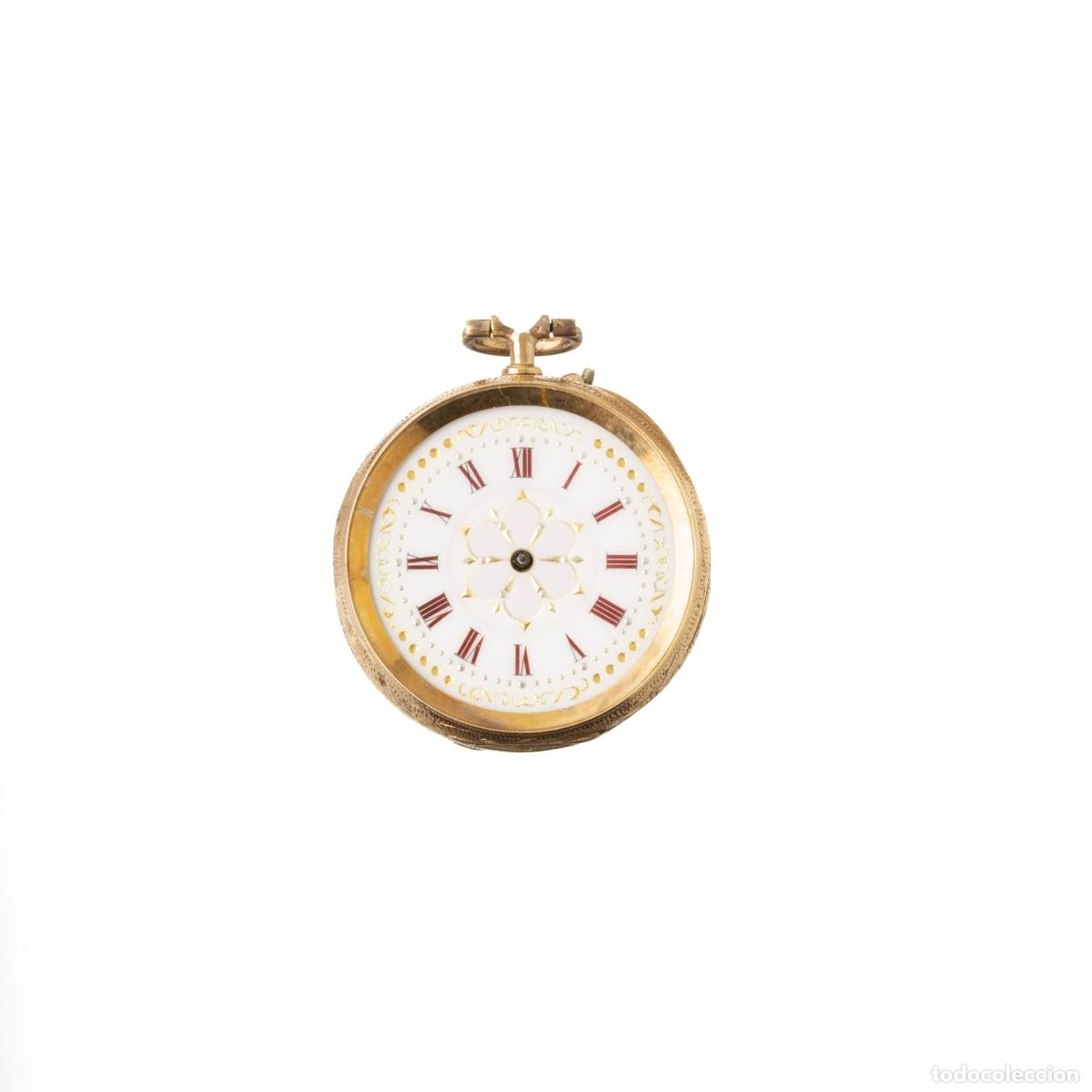 Libros: Relojes - Reloj de bolsillo de oro de 18 quilates - Siglo XIX