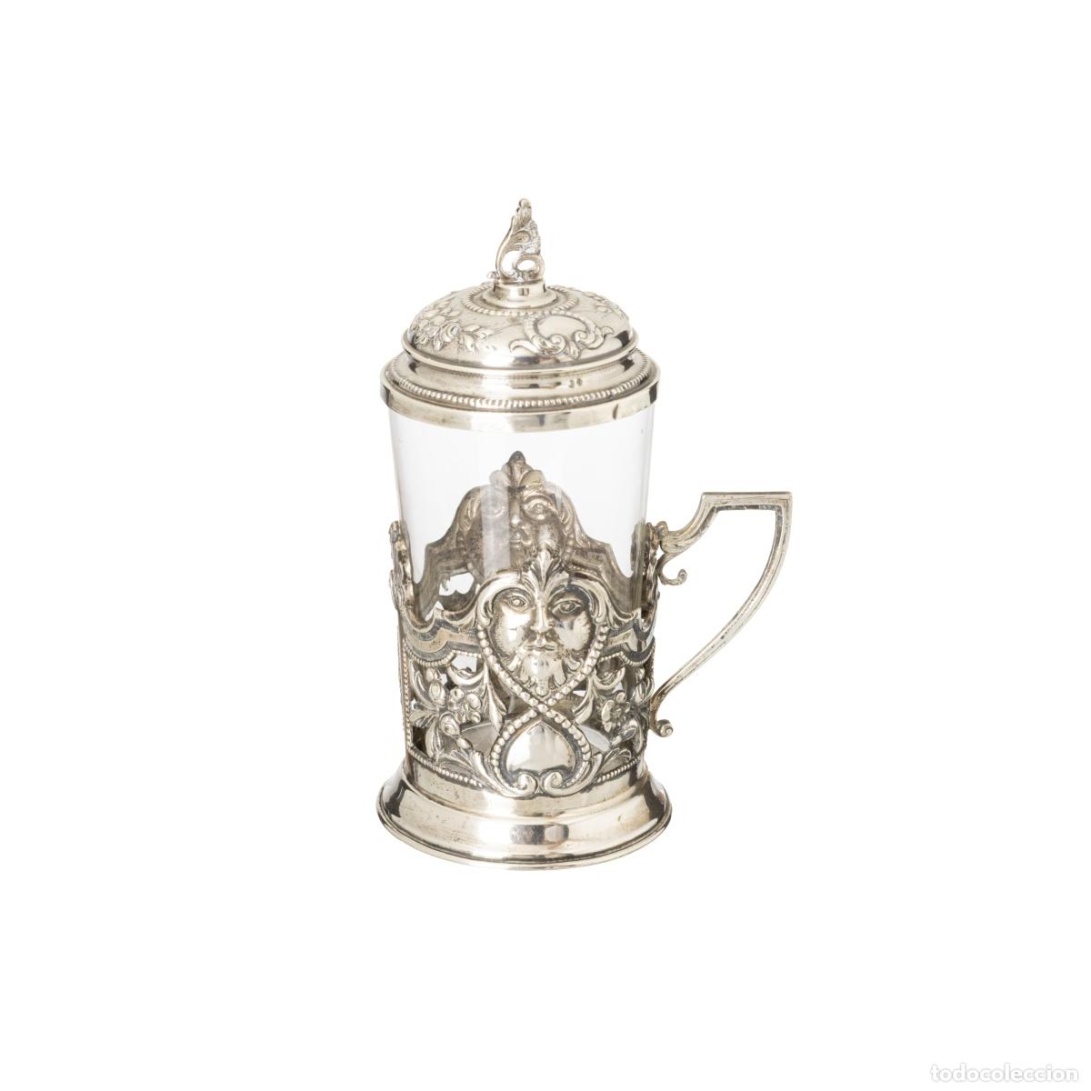 books: Cubiertos - Taza con plata - Siglo XIX