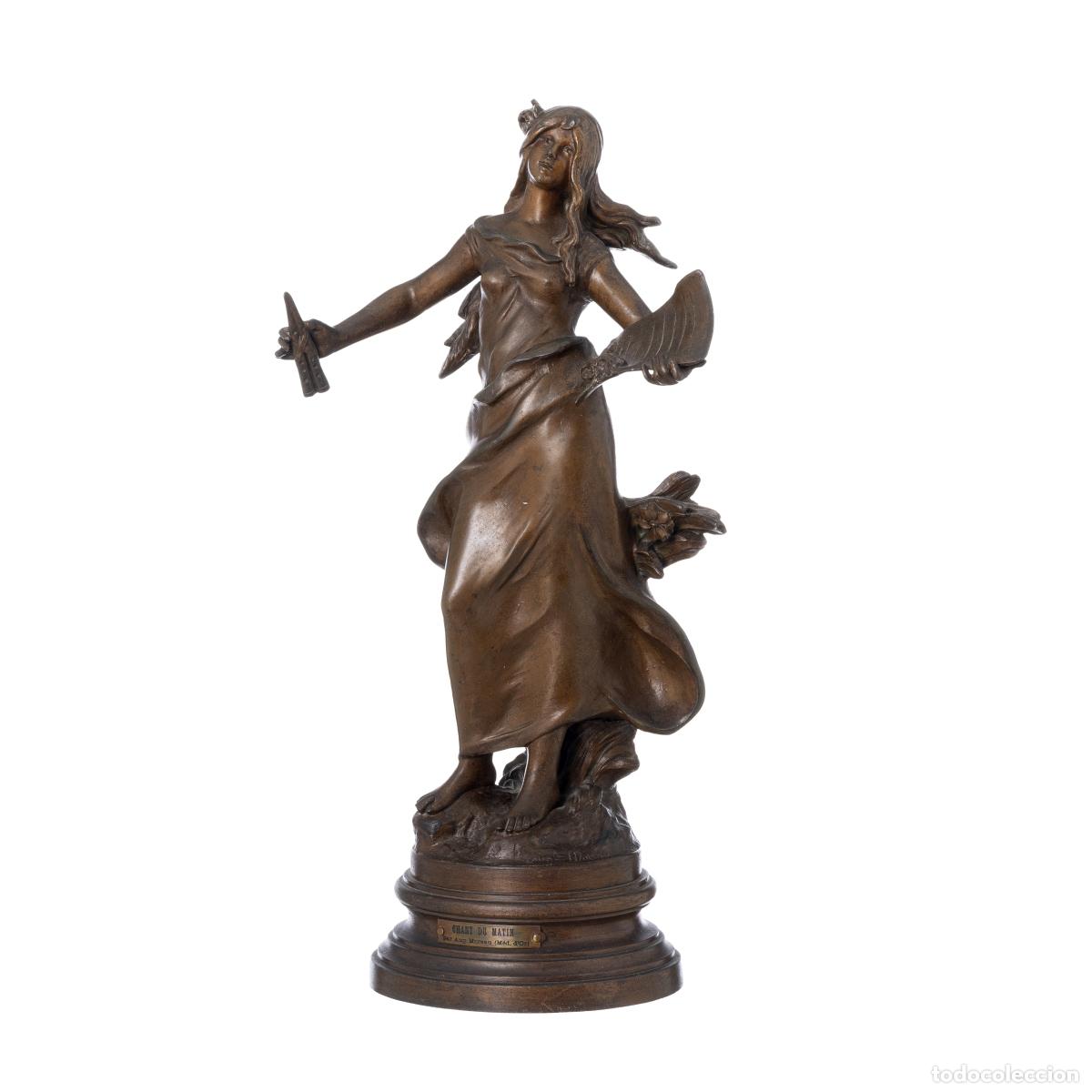 books: Escultura - Post Auguste Moreau (1834-1917) - 'Canci&oacute;n de la ma&ntilde;ana'