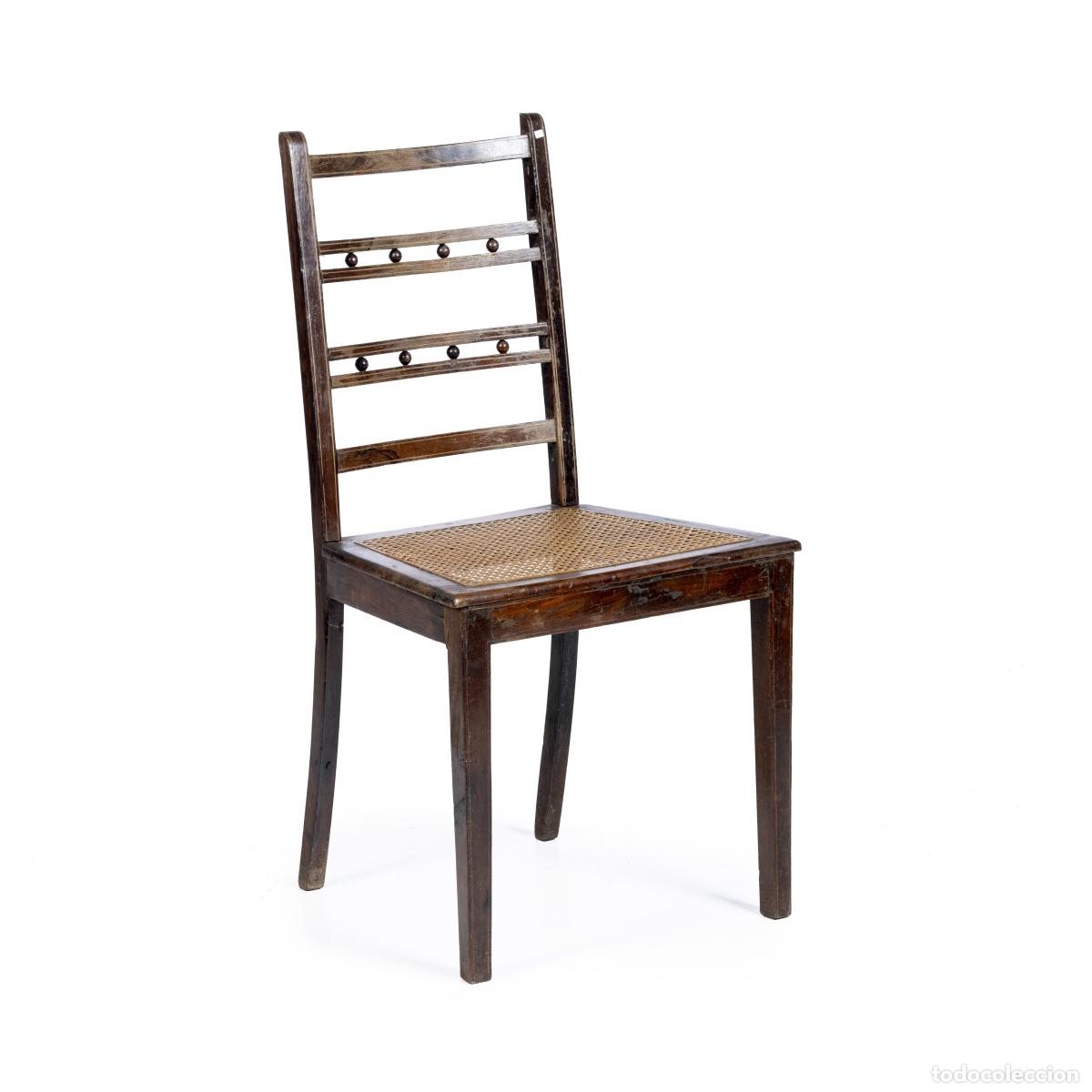 Libros: Muebles - Silla de palisandro - Siglo XIX - Foto 1