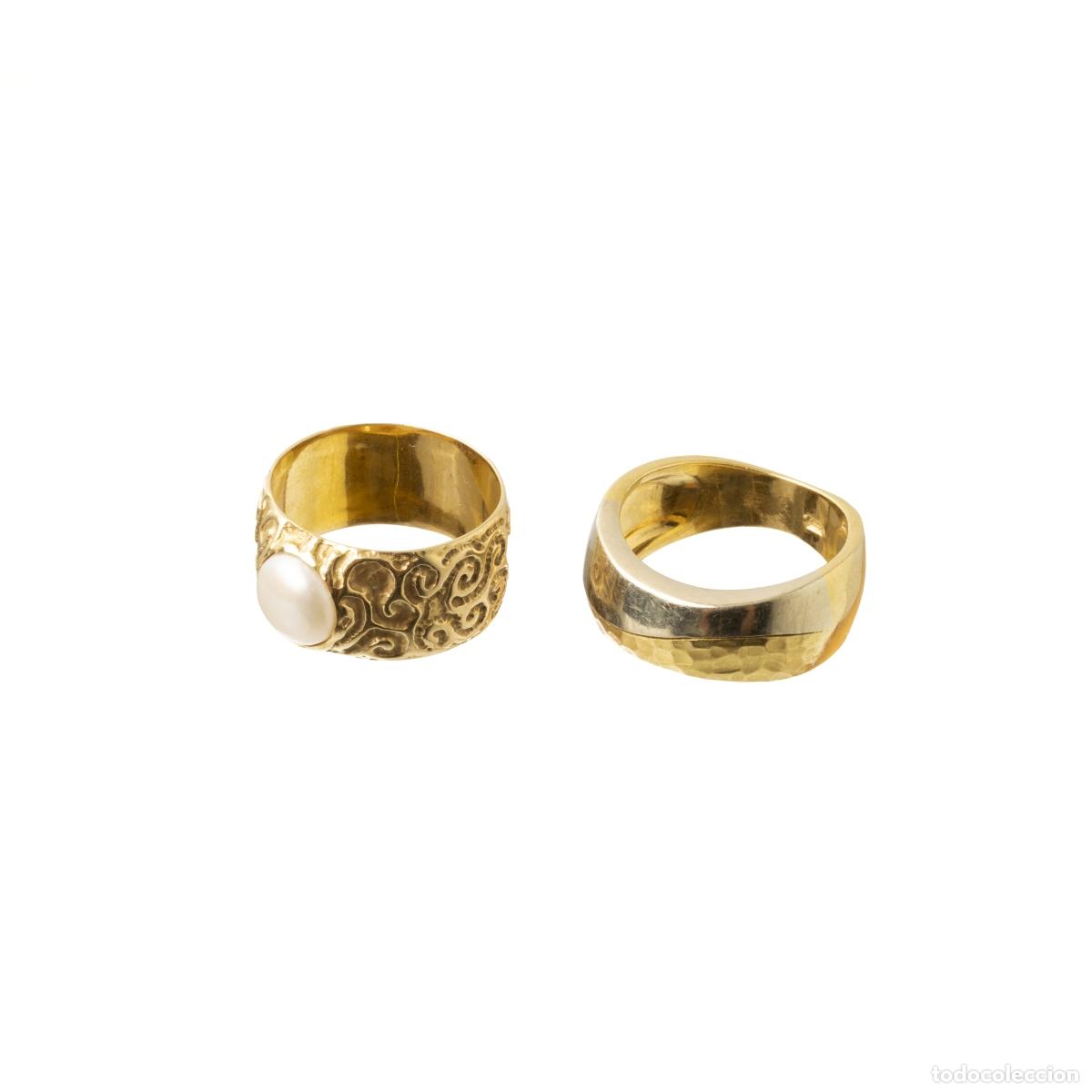Libros: Joyas - Dos anillos de oro de 19,2 quilates.