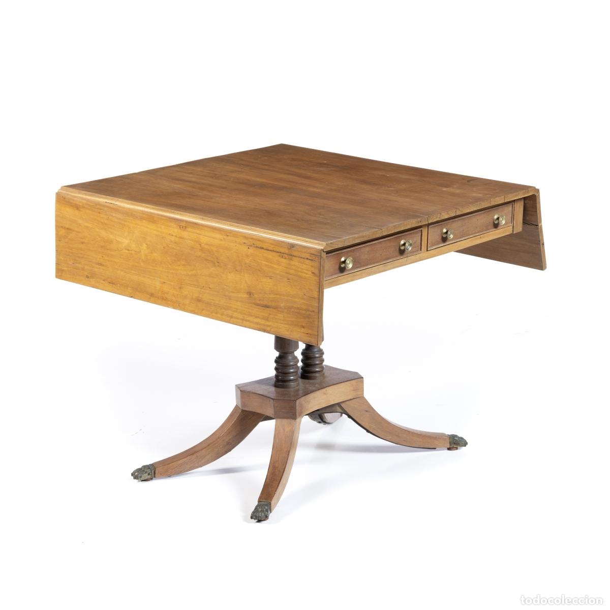 Libros: Muebles - Mesa auxiliar para sof&aacute; - Siglo XIX - Foto 1