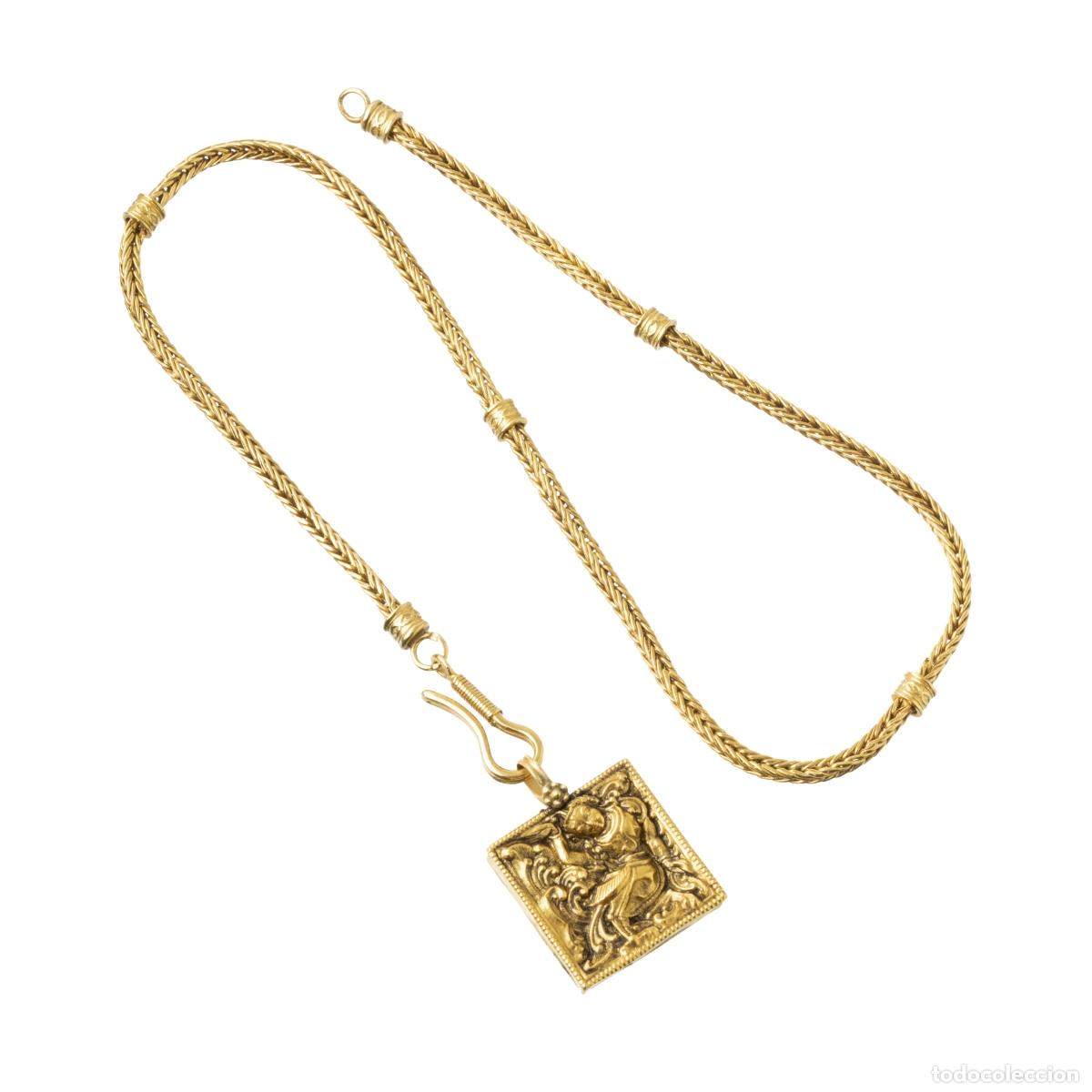 Livres: Joyer&iacute;a - Cadena de oro de 19,2 quilates con colgante