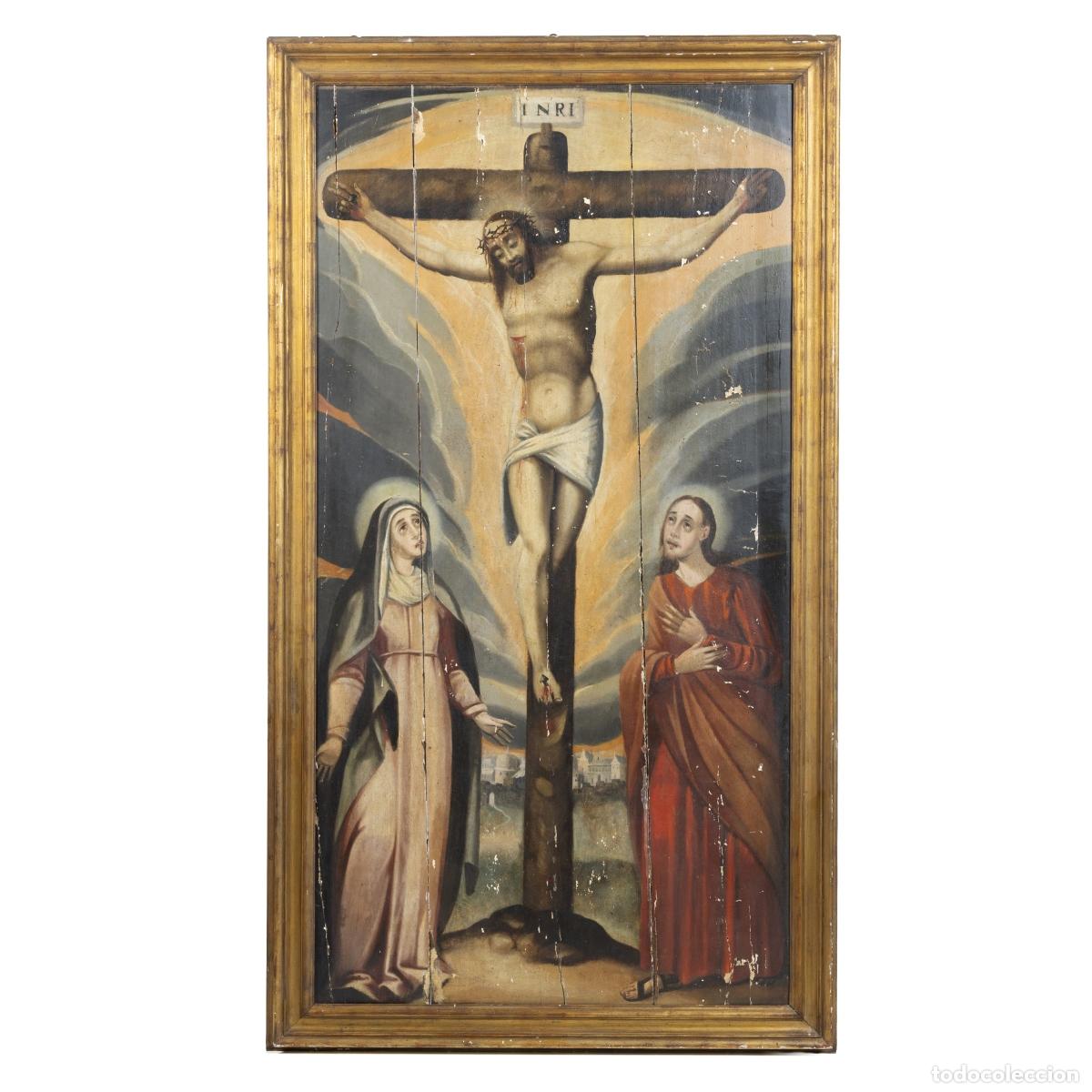 books: Pintura - Calvario - Siglo XVII - 203 cm