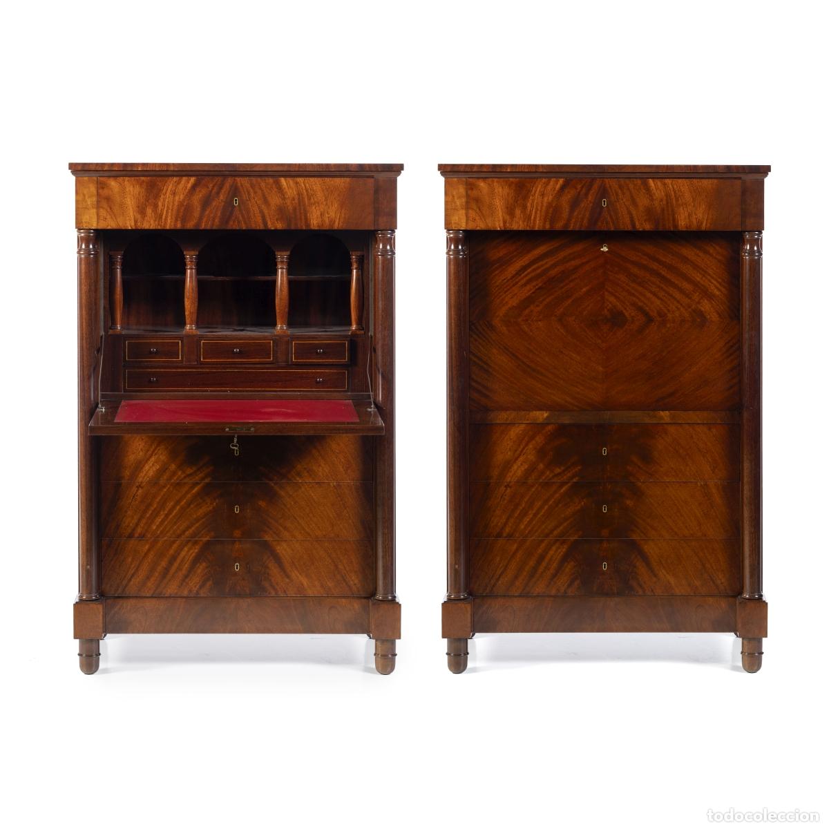 books: Muebles - Escritorio Abattant - Siglo XIX