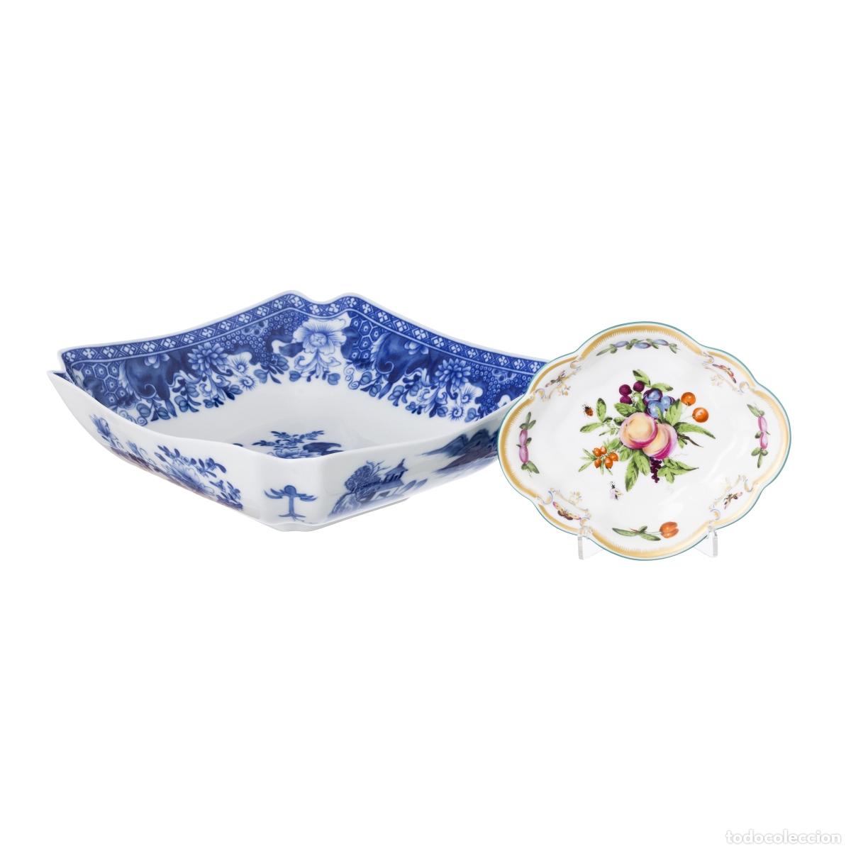 Livros em segunda m&atilde;o: Porcelana - Ensaladera y fuente para servir - Vista Alegre