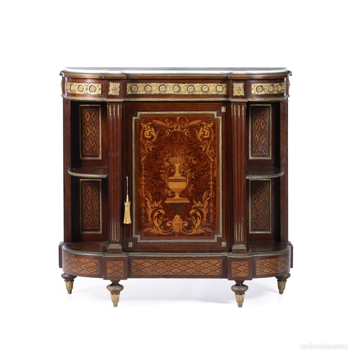 Libros: Muebles - Armario Luis XV - Siglo XIX - Foto 1