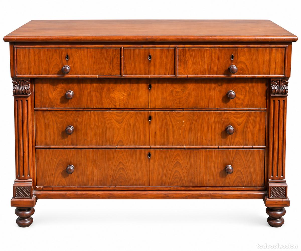 Livros em segunda m&atilde;o: Muebles - C&oacute;moda victoriana de madera oleica - siglo XIX