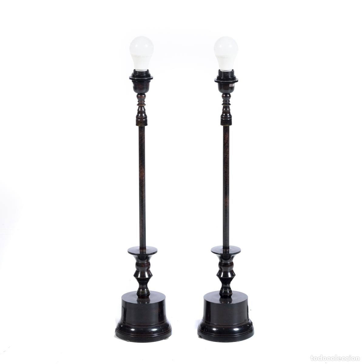 Libros: Iluminaci&oacute;n - Par de l&aacute;mparas de mesa altas - 68 cm - Foto 1