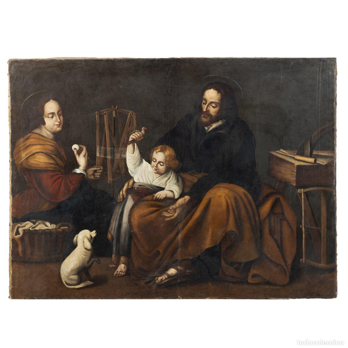 books: Pintura - Sagrada Familia del Pajarito - Siglo XIX - 169 cm