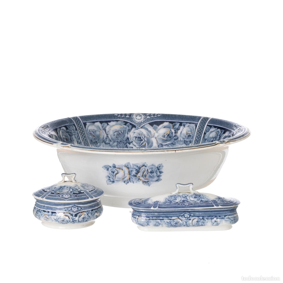 Libros: Porcelana europea - Jabonera y caja - J & G Meakin/Hanley Inglaterra