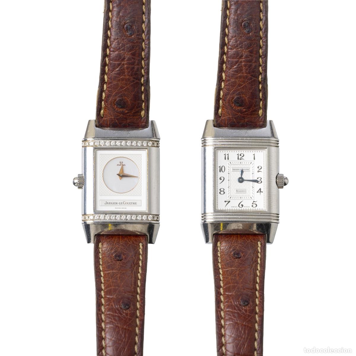 books: Relojes - Reloj Jaeger-LeCoultre, con reverso engastado con diamantes.