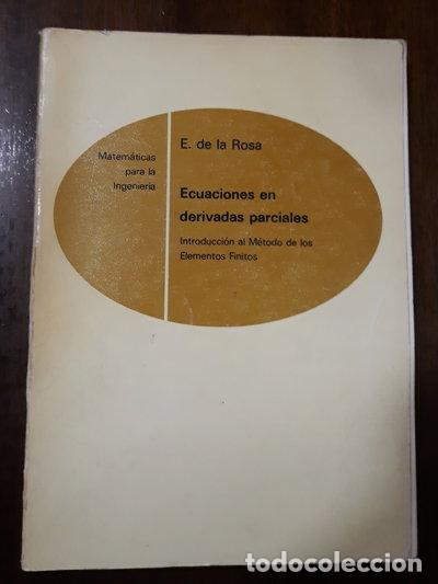 Livres: Ecuaciones en derivadas parciales- 9788474930986