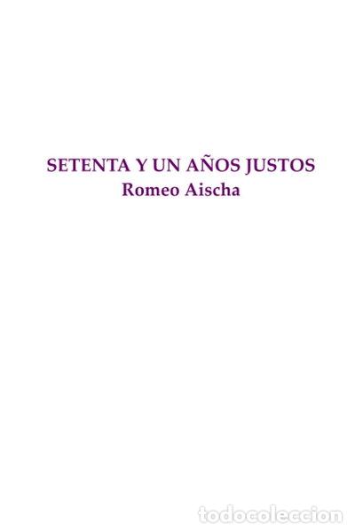 books: Setenta y un a&ntilde;os justos- 9798557138017