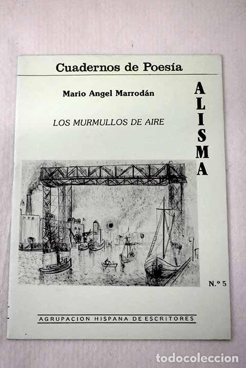 Libros: Los murmullos de aire.- Marrod&aacute;n, Mario &Aacute;ngel - Foto 1