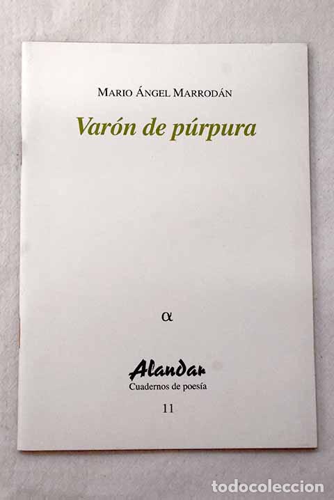 Livros em segunda m&atilde;o: Var&oacute;n de p&uacute;rpura: Marrod&aacute;n, Mario &Aacute;ngel.- Marrod&aacute;n, Mario &Aacute;ngel