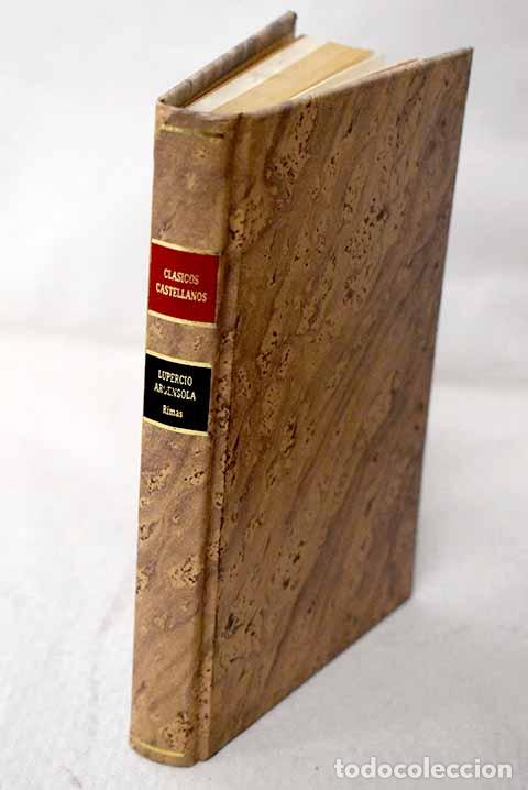 Libros: Rimas: Leonardo de Argensola, Lupercio.- Leonardo de Argensola, Lupercio