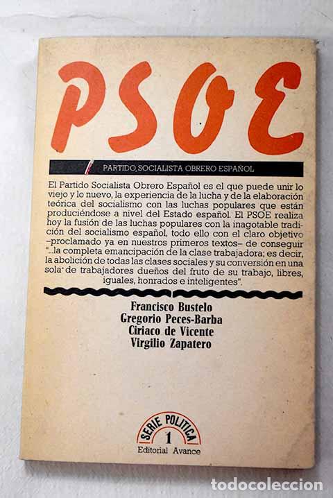 Libros: Partido Socialista Obrero Espa&ntilde;ol