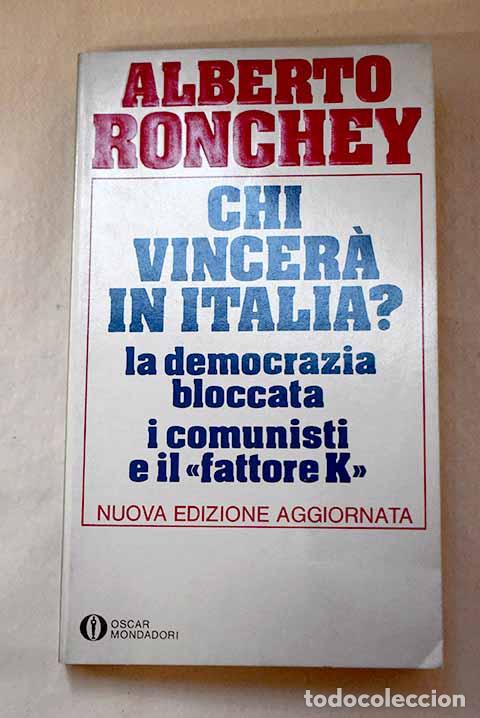 books: Chi vincer&aacute; in italia ?.- Ronchey, Alberto