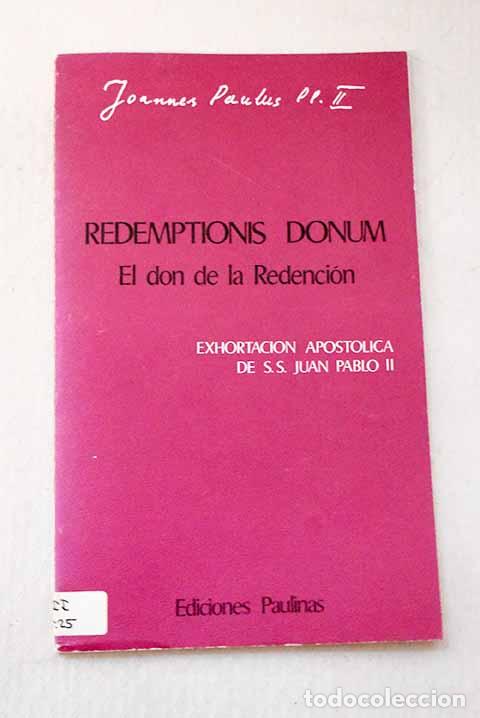 Libros: Redemptionis donum: El don de la Redenci&oacute;n - Foto 1