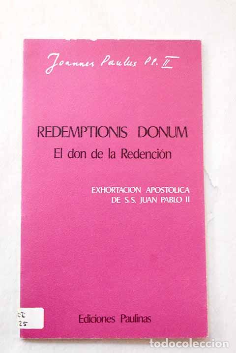 Libros: Redemptionis donum: El don de la Redenci&oacute;n - Foto 1