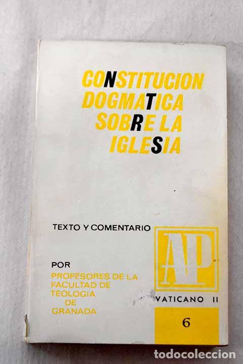 Libros: Constituci&oacute;n dogm&aacute;tica sobre la Iglesia - Foto 1