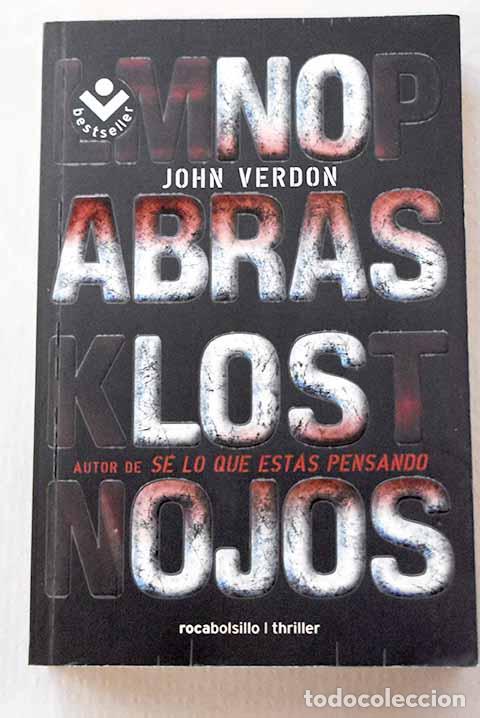 Libros: No abras los ojos: Verdon, John.- Verdon, John