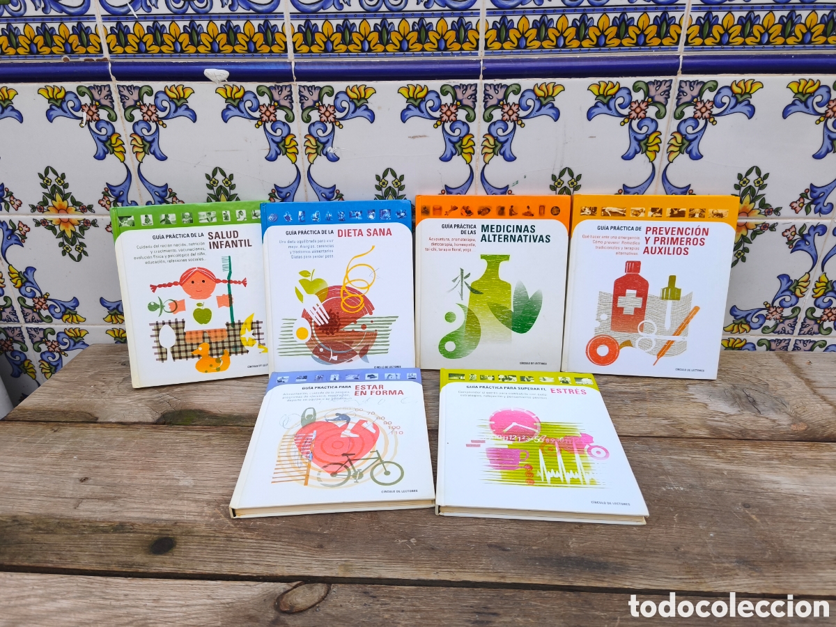 Libros: Colecci&oacute;n 6 Libros Gu&iacute;a Pr&aacute;ctica Salud