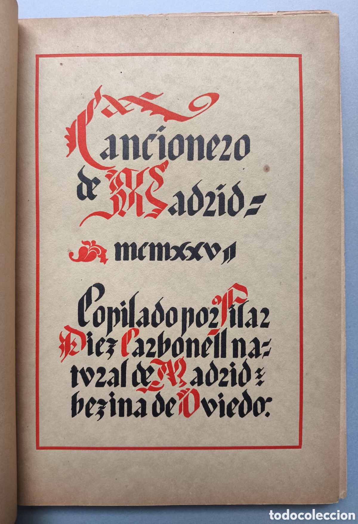 Libros: CANCIONERO DE MADRID LIBRO 1926 - Foto 3