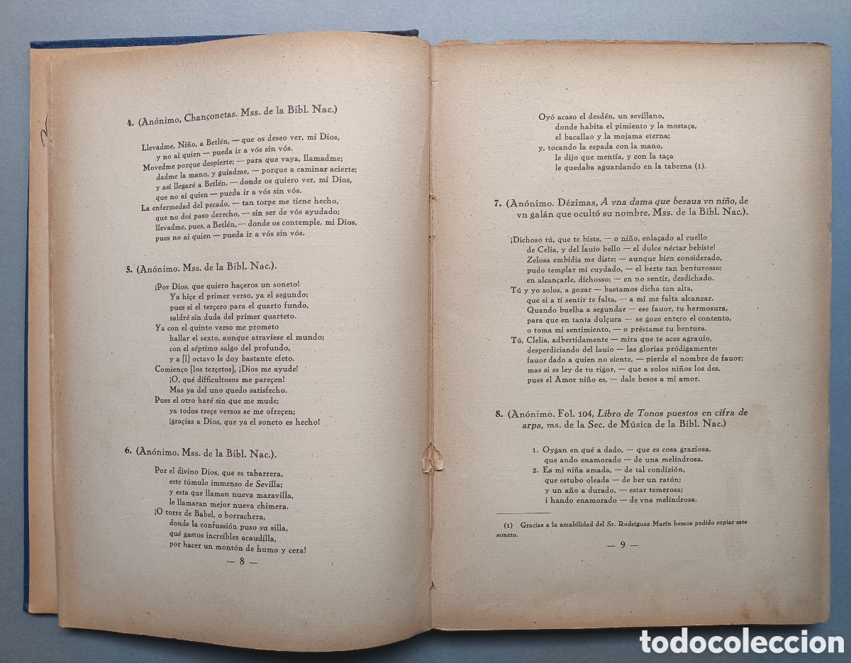 Libros: CANCIONERO DE MADRID LIBRO 1926 - Foto 6