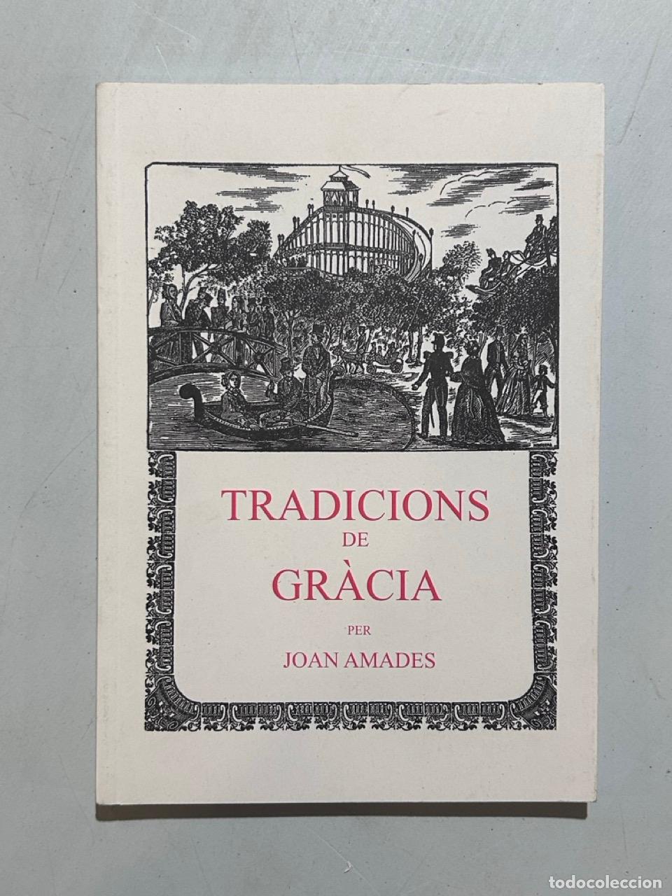 books: Joan Amades - Tradicions de Gr&agrave;cia