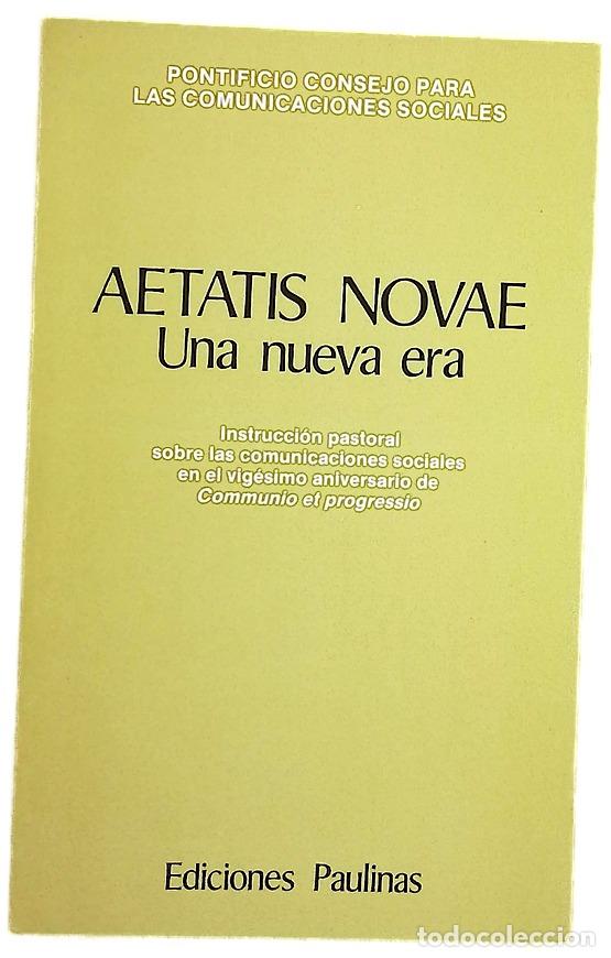 Libros: Aetatis novae una nueva era - Foto 1