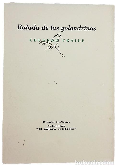 Livros em segunda m&atilde;o: Balada de las golondrinas