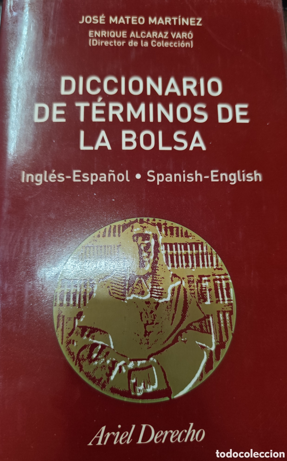 Livros em segunda m&atilde;o: DICCIONARIO DE TERMINOS DE LA BOLSA. Ingl&eacute;s Espa&ntilde;ol. Spanish English - MATEO MARTINEZ,Jose