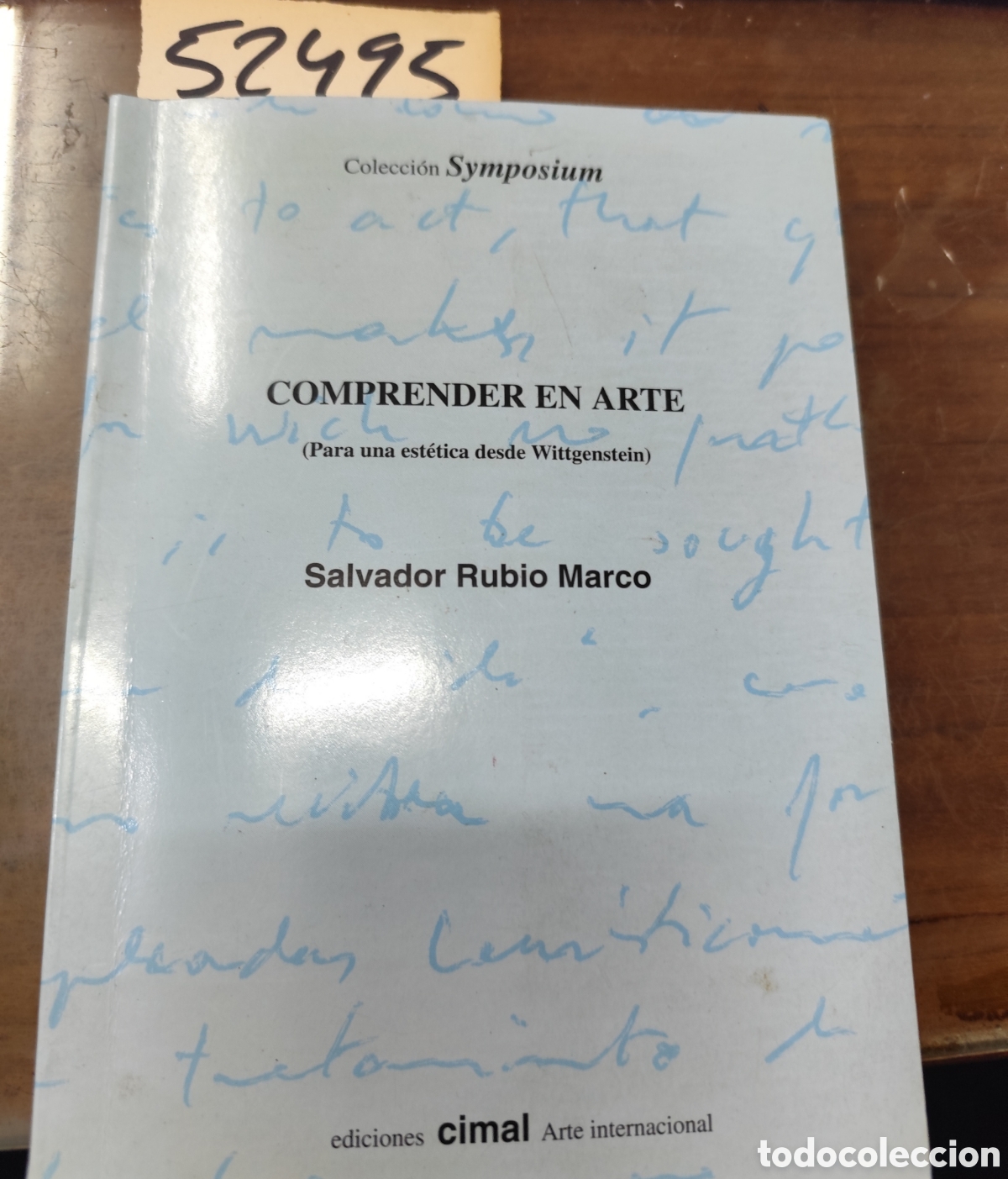 Livros em segunda m&atilde;o: COMPRENDER EN ARTE. Para una est&eacute;tica desde Wittgenstein. Colecci&oacute;n Symposium - RUBIO MARCO,Salvador