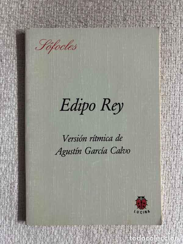 Livros em segunda m&atilde;o: Edipo rey - S&oacute;focles