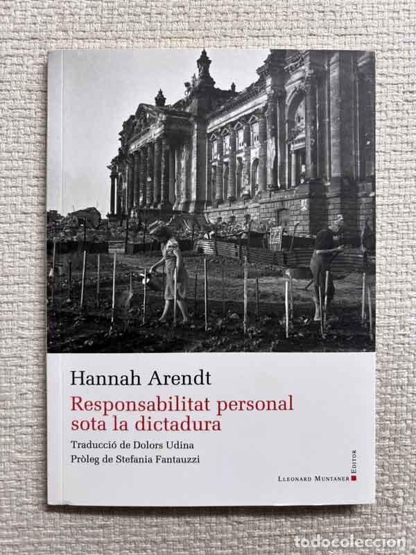 Libri di seconda mano: Responsabilitat personal sota la dictadura - Hannah Arendt