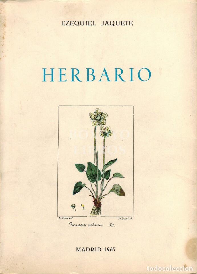 Livres: JAQUETE, Ezequiel. Herbario