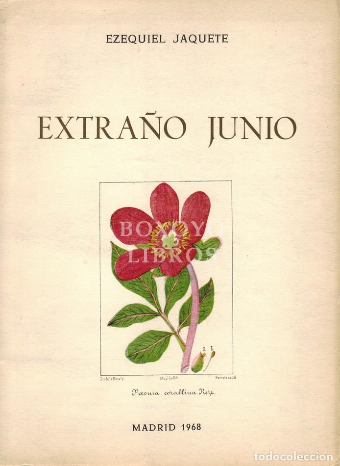 Libros: JAQUETE, Ezequiel. Extra&ntilde;o junio (1938) - Foto 1