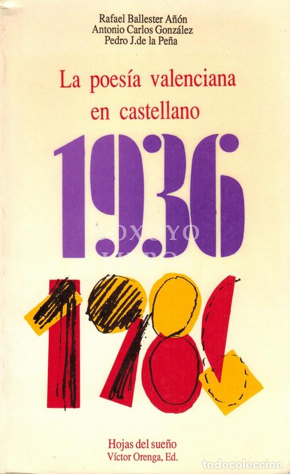 Libros: AAVV. La poes&iacute;a valenciana en castellano